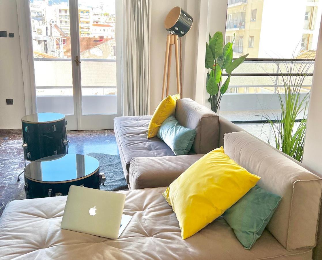 Happy Place! Big, Bright & Central - Ideal For Families And Groups Of Friends Patras Exterior foto